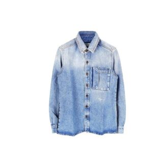 Camisas de Denim Doodle para hombre azul FW19