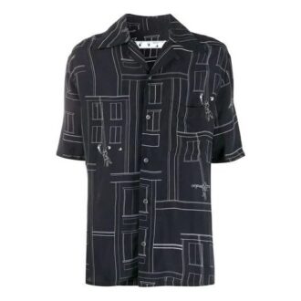 Camisas de manga corta con estampado festivo de pintor