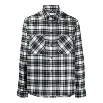 Camisas de manga larga a cuadros SS21 Negra