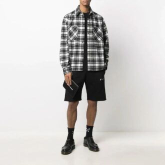 Camisas de manga larga a cuadros SS21 Negra