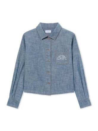 Camisas de pijama de denim de cambray