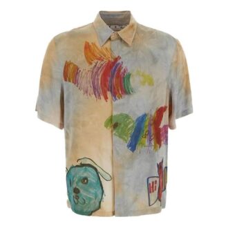 Camisas de satén con dibujos animados