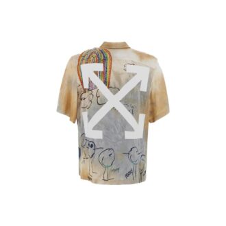 Camisas de satén con dibujos animados