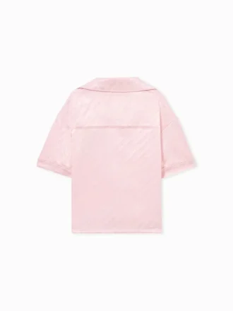 Camisas de satén Off Jacquard