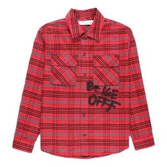 Camisas estampadas de algodón «Rojo Negro»