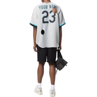 Camisas Off-White x New Era x MLB Miami Marlins «Blanco, azul y negro»