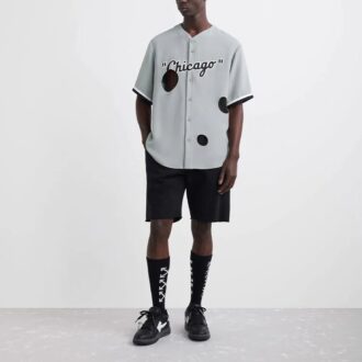 Camisas Off-White x New Era x MLB Miami Marlins «Gris claro y negro»