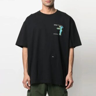 Camiseta Adam Is Eve Over «Negro/Blanco»