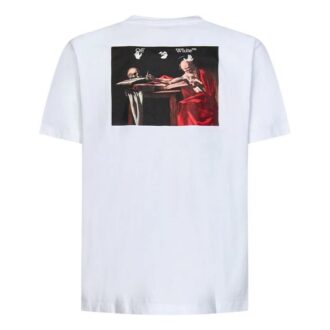 Camiseta ajustada Caravaggio Paint «Blanco Negro»