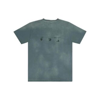 Camiseta ajustada con logo vintage «Teal»