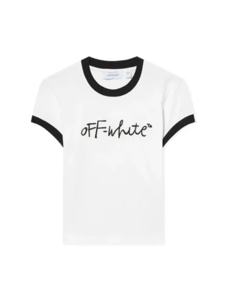 Camiseta ajustada con logotipo bordado