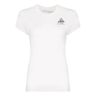 Camiseta ajustada de algodón Off-White Virgil Abloh, color blanco