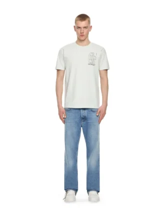 Camiseta ajustada Outline Double Arrow