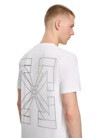 Camiseta ajustada Outline Double Arrow