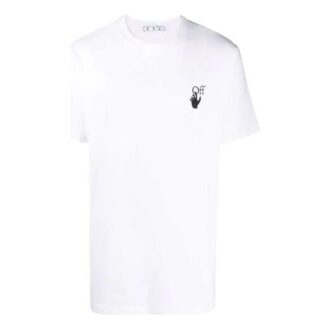 Camiseta blanca de manga corta con estampado Caravaggio de Off-White para hombre FW21