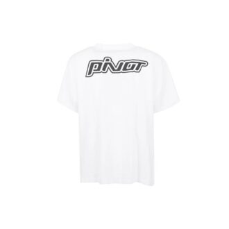 Camiseta blanca de manga corta con estampado de la Mona Lisa