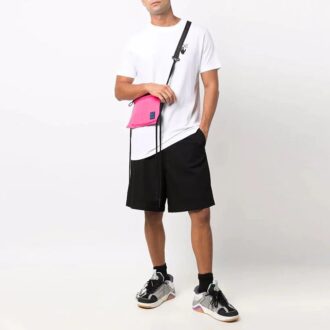Camiseta blanca de manga corta de color liso con flecha Caravaggio de Off-White para hombre