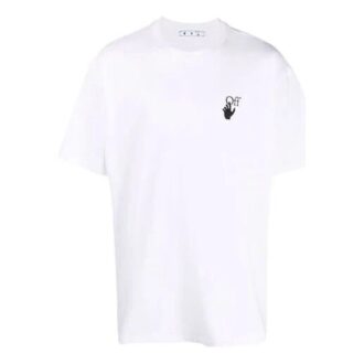 Camiseta blanca de manga corta y corte holgado Off-White para hombre FW21 White Arrow