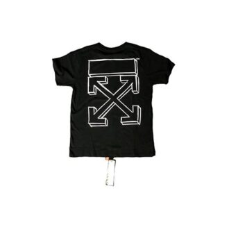 Camiseta básica de manga corta Sketch 3D «Negro Blanco»
