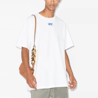 Camiseta con eslogan Mirko First para hombre, color blanco