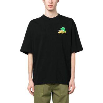 Camiseta con estampado del logotipo Brush Arrows de la temporada primavera-verano 2023
