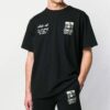 Camiseta de pantalones cortos con estampado de la Mona Lisa SS19