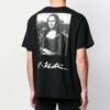 Camiseta de pantalones cortos con estampado de la Mona Lisa SS19