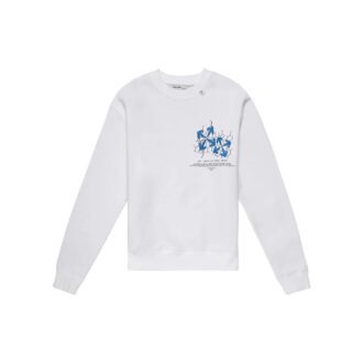 Camiseta con flechas en la valla, estampado de flechas, manga larga