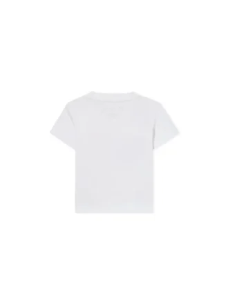 Camiseta con logo de margarita de manga corta