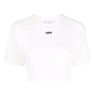 Camiseta corta Off-White Off-stamp «Blanca»
