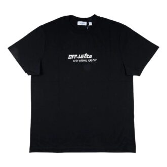 Camiseta Cryst Croco de corte ajustado «Negro»