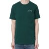 Camiseta de algodón con estampado de logotipo FW20 para hombre, verde