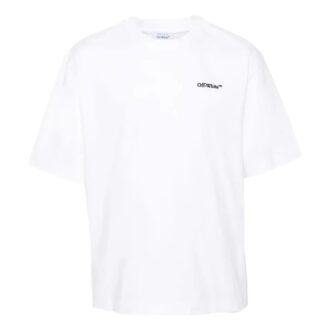 Camiseta de algodón con motivo de Arrows SS24 «Blanco»