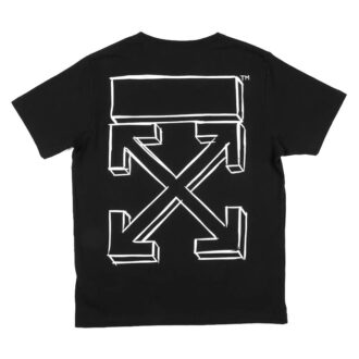 Camiseta de corte ajustado con estampado gráfico 3D /Blanca