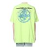 Camiseta de cuello redondo con logo impreso para hombre, amarillo/verde