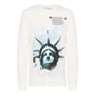 Camiseta de la Estatua de la Libertad «Negro, Blanco, Azul»