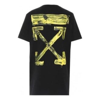 Camiseta de manga corta ajustada con flechas de acrílico