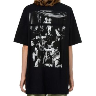 Camiseta de manga corta Caravaggio Square «Negro y blanco»