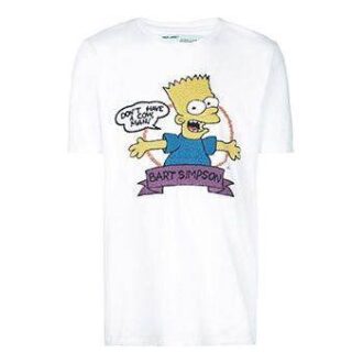 Camiseta de manga corta con bordado de flechas en la espalda SS19 Bart