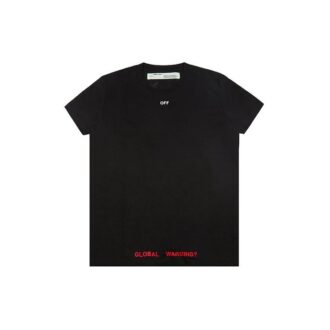 Camiseta de manga corta con estampado de flechas y bocetos de flores de cerezo en Off-White