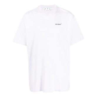 Camiseta de manga corta con estampado de logotipo alfabético FW22 «Morado claro»