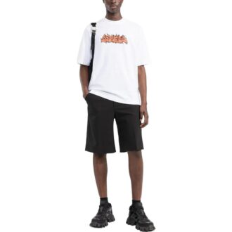 Camiseta de manga corta con estampado de logotipo «Blanca»