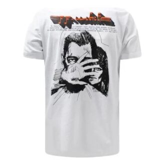 Camiseta de manga corta con estampado del logotipo, color blanco