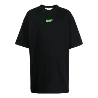 Camiseta de manga corta con estampado del logotipo «Negro»
