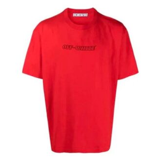 Camiseta de manga corta con estampado SS21 Roja