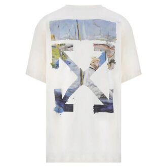 Camiseta de manga corta con flechas de colores