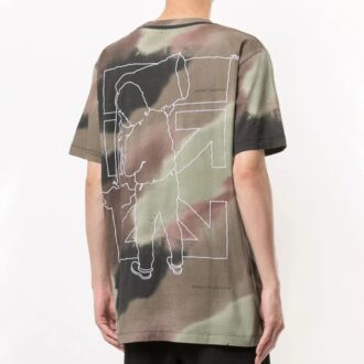 Camiseta de manga corta con logo de Arrows FW20 para hombre, verde