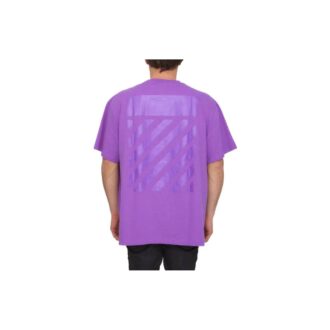 Camiseta de manga corta con solapa diagonal «Orchid»