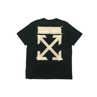 Camiseta de manga corta con Tape Arrow «Negro»