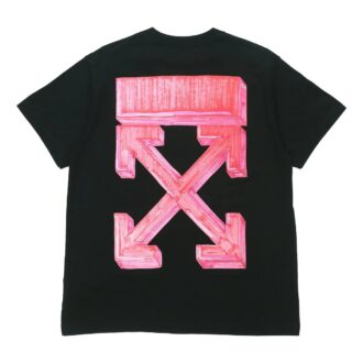 Camiseta de manga corta Marker «Negro/Rojo»